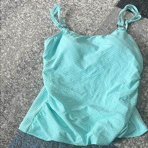 Light Aqua Women's Tank Top with Adjustable Straps